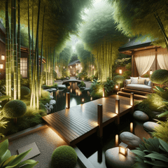Outdoor Garden Decoration, Apartment Balcony Terrace Decoration