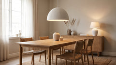 White lampshades