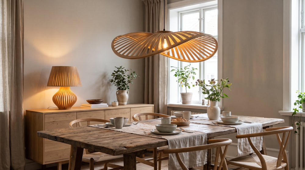 Wooden lampshades