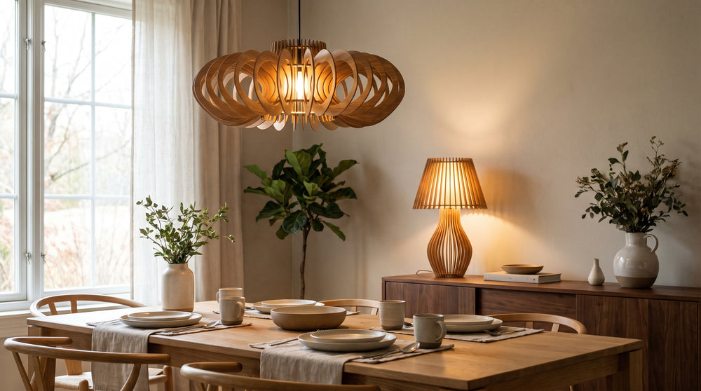 Linen lampshades