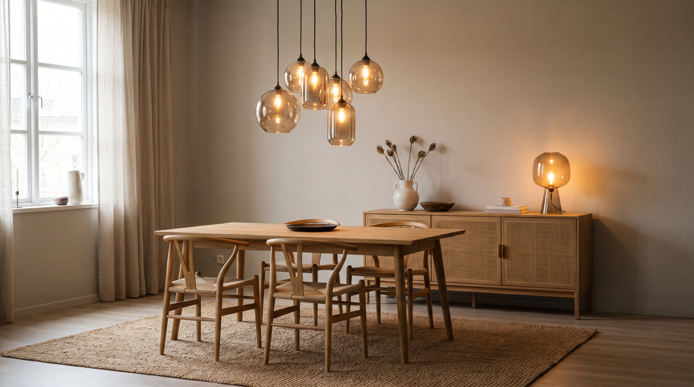 Glass lampshades