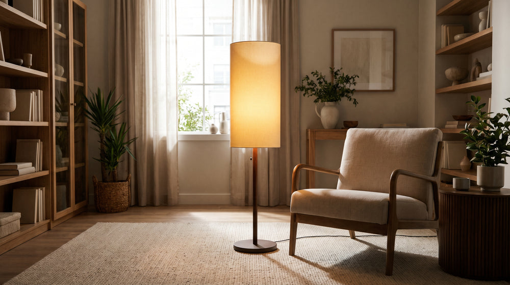 Floor lamp shades