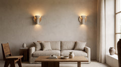 Ceramic wall light