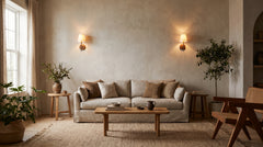 Offset wall lamp
