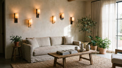 Plaster wall lamp