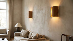 Wooden Wall Sconce