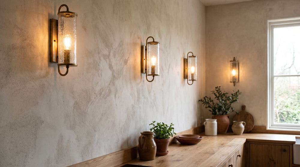 Designer kitchen wall light