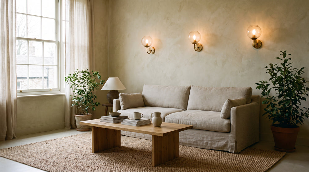 Grey wall light