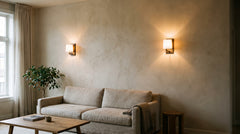 Brown wall light