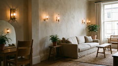 Orange wall light