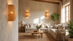 Wicker Wall Lamp