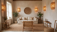 Rattan Wall Sconce