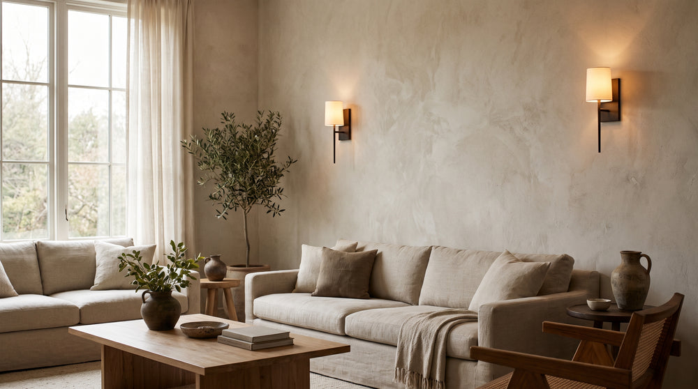 Modern living room wall light