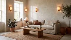 Orange wall lamp