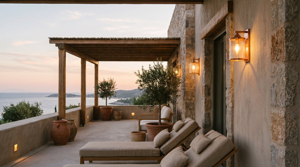 Waterproof outdoor wall lights