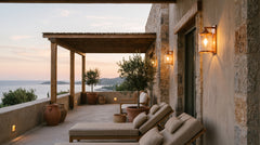 Waterproof outdoor wall lights