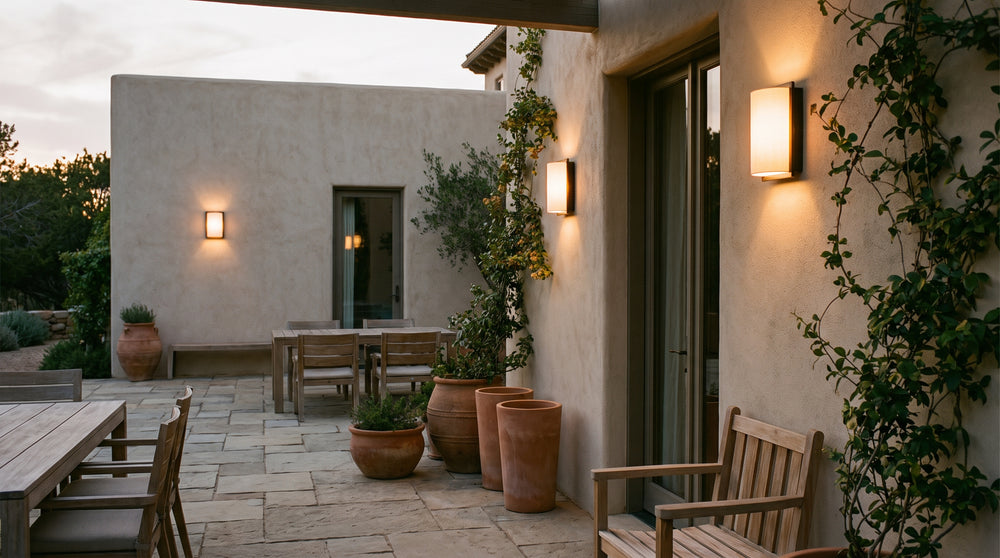Modern outdoor wall lights
