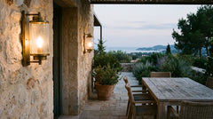 Outdoor wall lights for patio