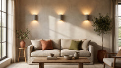 Concrete wall lights