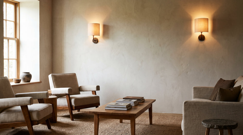Wrought iron wall sconces