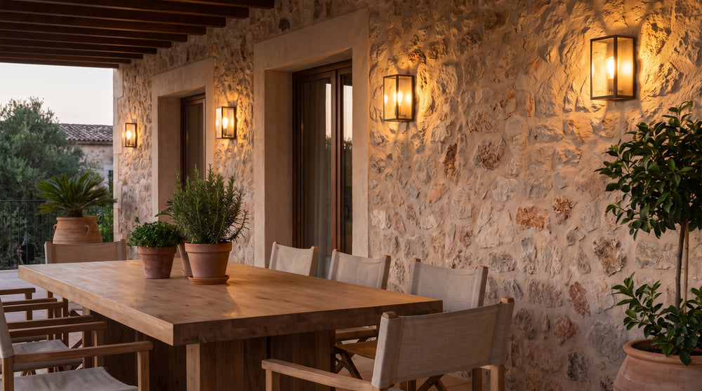 Wall lights for patio