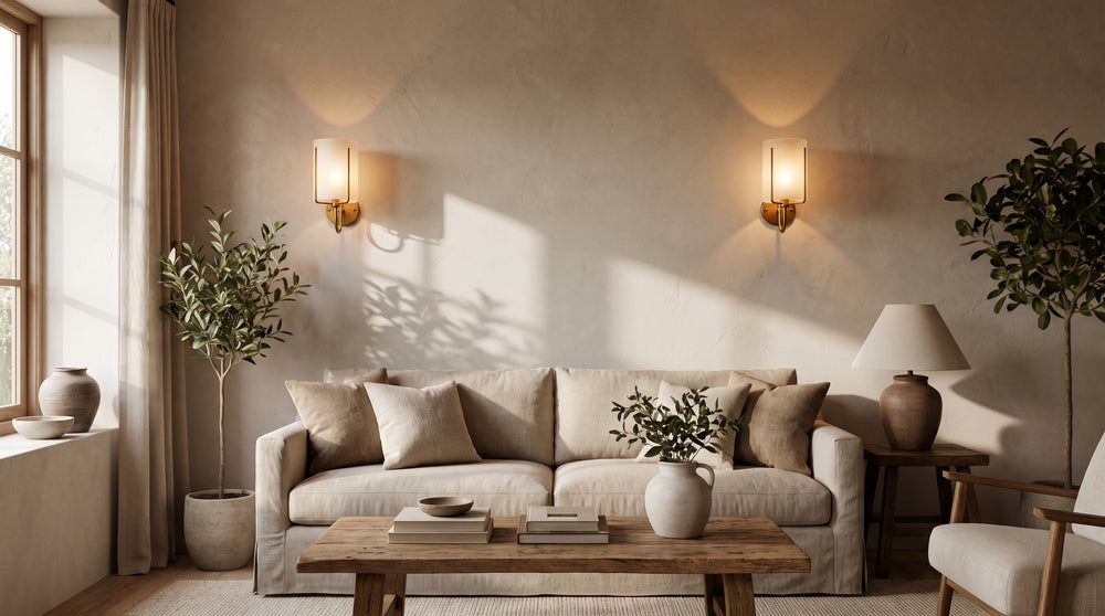 Wall-mounted hanging lights