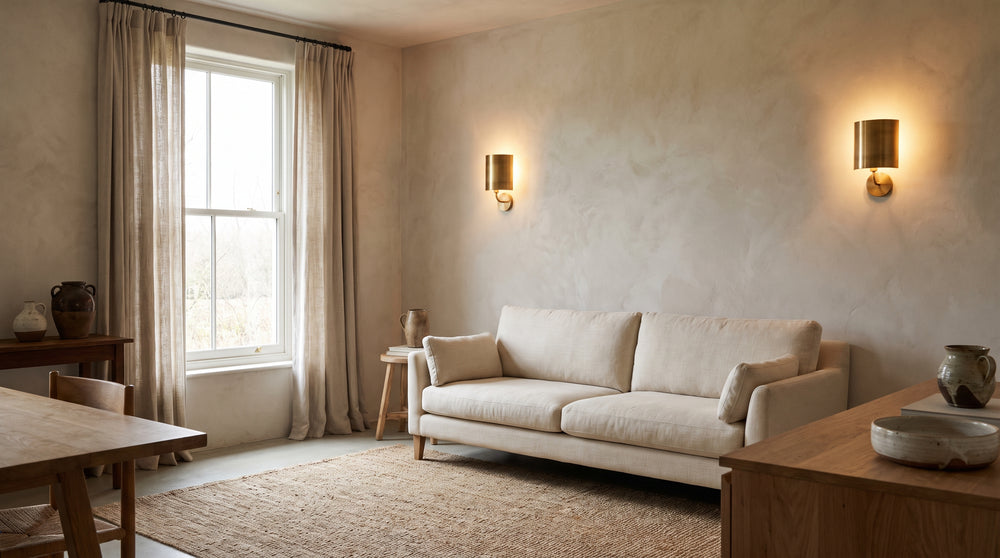 Touch-controlled wall lights