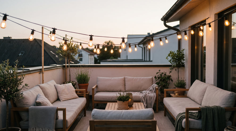Outdoor string lights