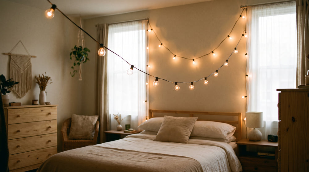 Wall garland for bedroom