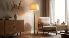 Bronze floor lamp