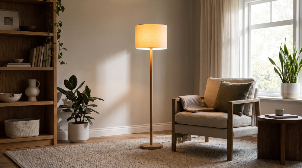 Mushroom floor lamp
