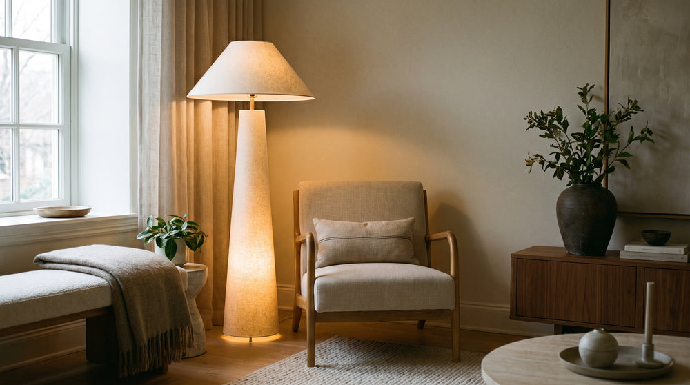 Colorful floor lamp