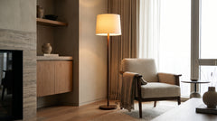 Cylindrical floor lamp