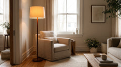Cylindrical floor lamp