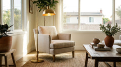 Gold Floor Lamp