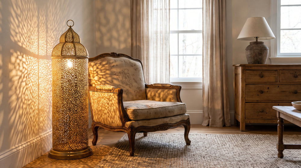 Moroccan floor lamp