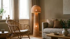 Rattan Floor Lamp