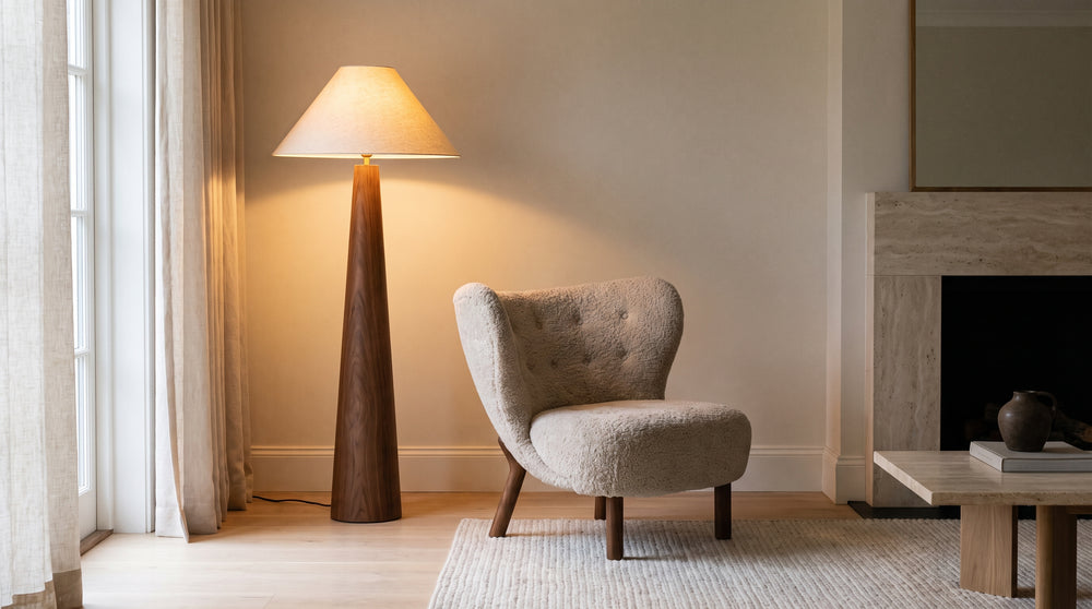 Designer living room floor lamp
