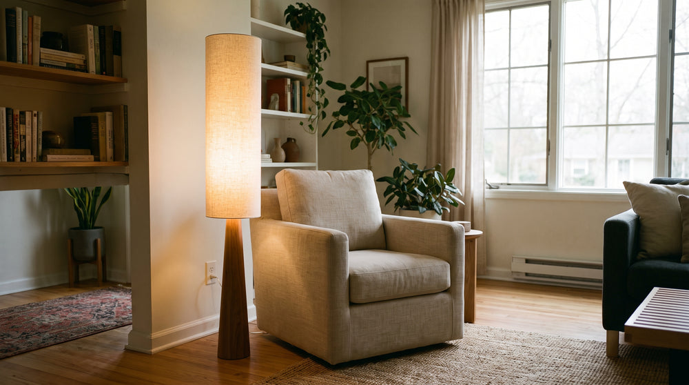 Tube floor lamp