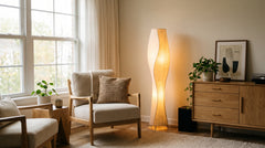 Green floor lamp