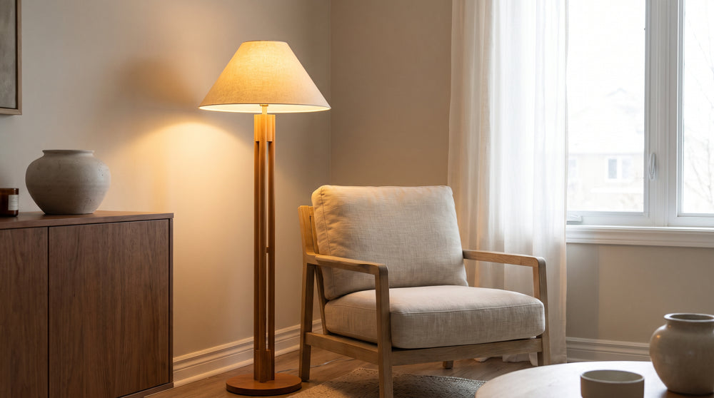 Green floor lamps for living room