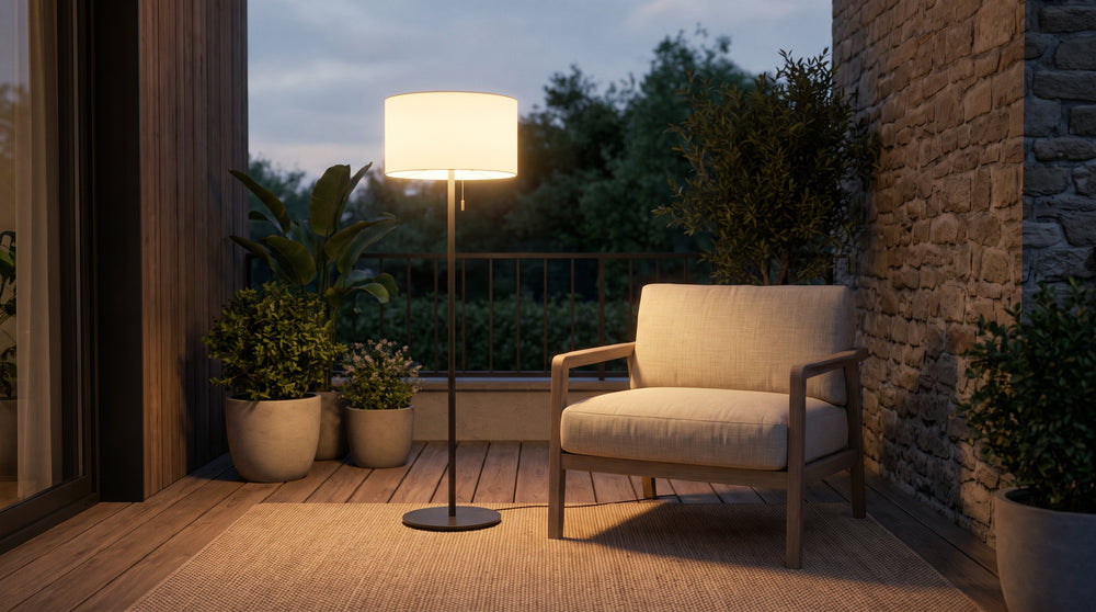 Modern outdoor floor lamps