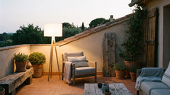 Wireless rechargeable outdoor floor lamps