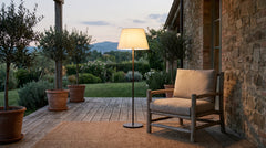 Rechargeable outdoor floor lamps