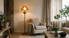 Vintage metal floor lamps