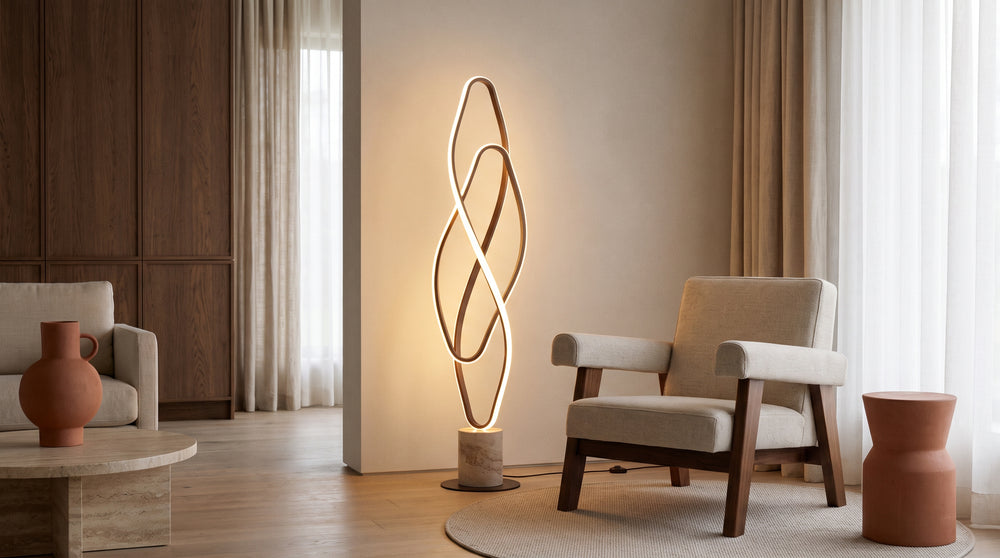 Designer LED floor lamps for living room