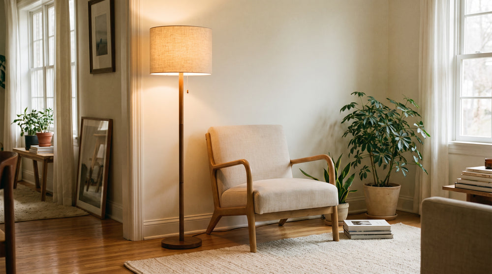 Wireless rechargeable floor lamps