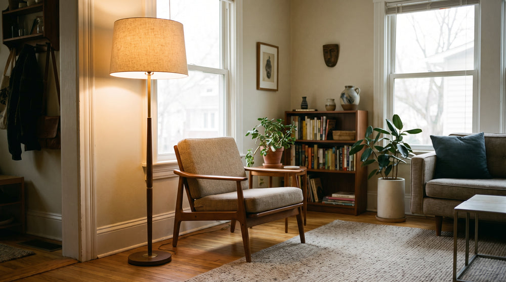Retro floor lamps for living room