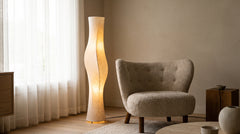 Designer cordless floor lamps