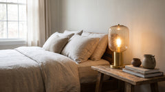 Blue Bedside Lamp